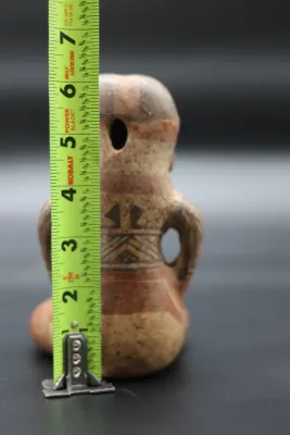 Pre-Columbian Style Nayarit Seated Pottery Figure