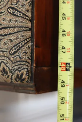 Mahogany Upholstered Bench