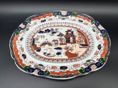 Early 19th-Century Mason’s Patent Ironstone China Platter