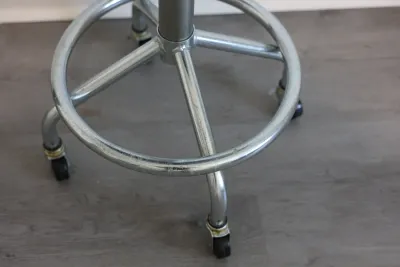 Seville Classics Adjustable Rolling Stool