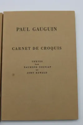 Paul Gauguin – Carnet de Croquis – 1 of 2