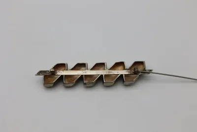 Mignon Faget Sterling Silver Geometric Brooch