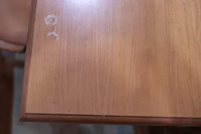 Wood Dining Table with Four Chairs