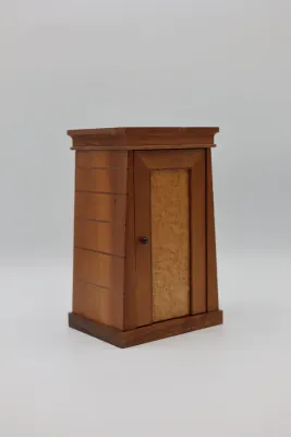 Christopher Maier “Box” 1991 Wood & Marquetry Cabinet