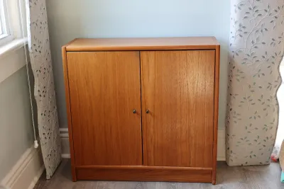 Two-Door Wood Storage Cabinet