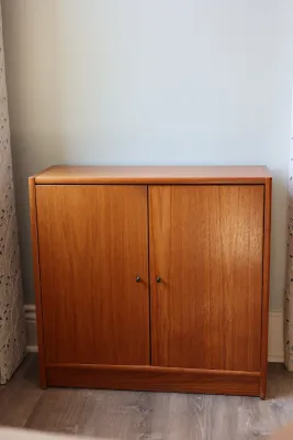 Two-Door Wood Storage Cabinet