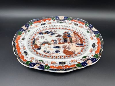 Early 19th-Century Mason’s Patent Ironstone China Platter