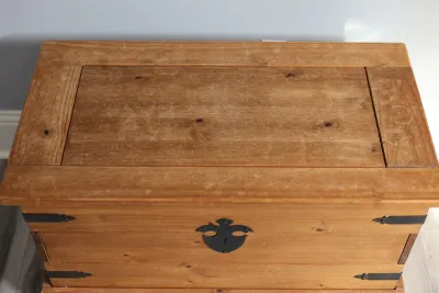Pier 1 Rustic Pine Storage Chest