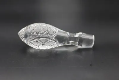 Cut Glass Decanter with Matching Stopper