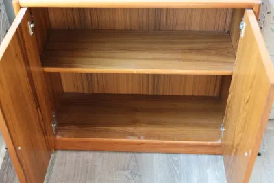 Two-Door Wood Storage Cabinet