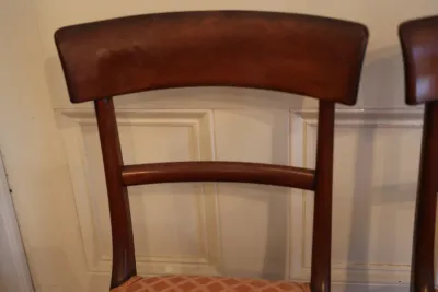Pair of William IV Mahogany Side Chairs, circa 1825
