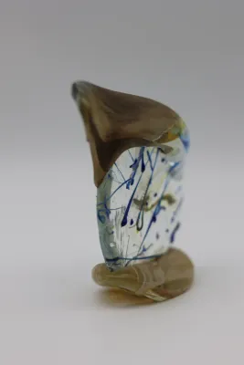 Gene H. Koss “Shape” 1986 Art Glass Sculpture