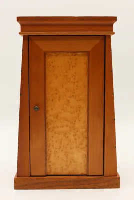 Christopher Maier “Box” 1991 Wood & Marquetry Cabinet