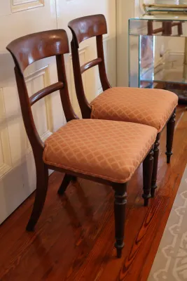 Pair of William IV Mahogany Side Chairs, circa 1825