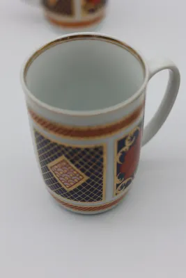 Fitz & Floyd Empress Porcelain Mugs, Set of 12