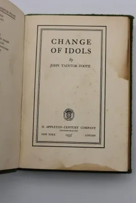 John Taintor Foote Vintage Books – Matching Set of 3, 1937