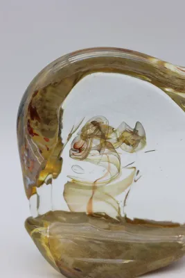 Gene H. Koss “Shape” 1989 Art Glass Sculpture