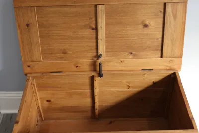Pier 1 Rustic Pine Storage Chest