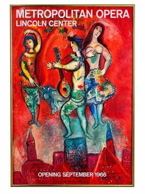 Marc Chagall – Metropolitan Opera Lincoln Center, 1966 – Lithograph Poster, 39 x 25 in.