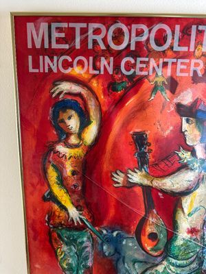 Marc Chagall – Metropolitan Opera Lincoln Center, 1966 – Lithograph Poster, 39 x 25 in.