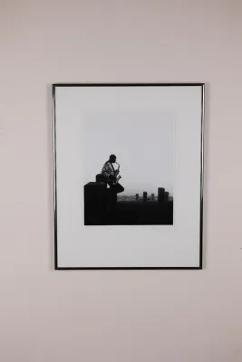 Tom Oelsner – Sax in the Fog Gelatin Silver Photograph