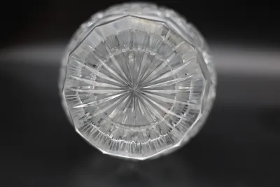 Cut Glass Decanter with Matching Stopper