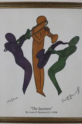 Louis H. Bonneval Jr. – The Jazzmen Limited Edition Print, 130/200