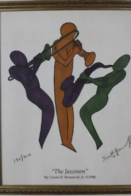 Louis H. Bonneval Jr. – The Jazzmen Limited Edition Print, 130/200