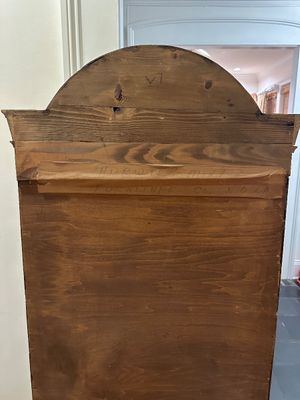 Antique HM Dutch-Style Burlwood & Marquetry Bombé Secretary Bookcase