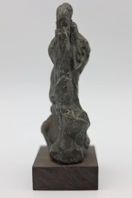 Signed Figural Mother & Child Sculpture