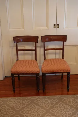 Pair of William IV Mahogany Side Chairs, circa 1825