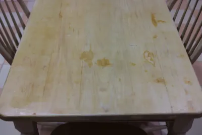 Farmhouse Dining Table with Four Windsor Chairs