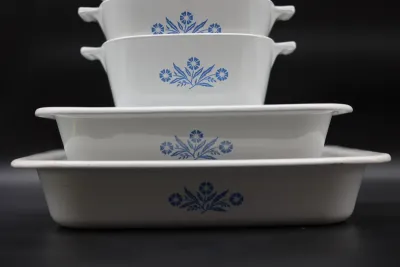 CorningWare Cornflower Blue Casserole & Baking Dish Set – 5 Pieces