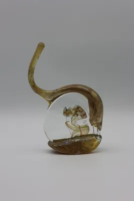 Gene H. Koss “Shape” 1989 Art Glass Sculpture