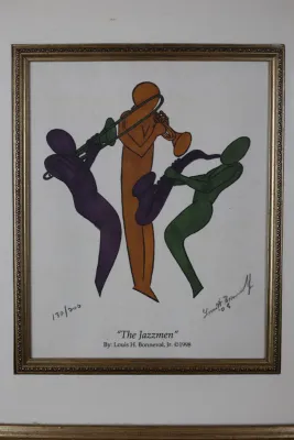 Louis H. Bonneval Jr. – The Jazzmen Limited Edition Print, 130/200