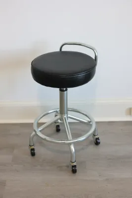 Seville Classics Adjustable Rolling Stool