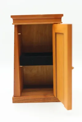 Christopher Maier “Box” 1991 Wood & Marquetry Cabinet