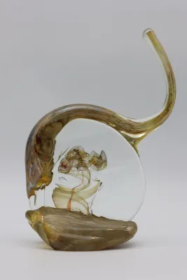 Gene H. Koss “Shape” 1989 Art Glass Sculpture