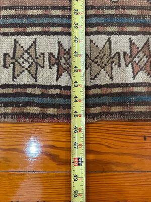 Antique Caucasian Shirvan Hand-Knotted Wool Rug