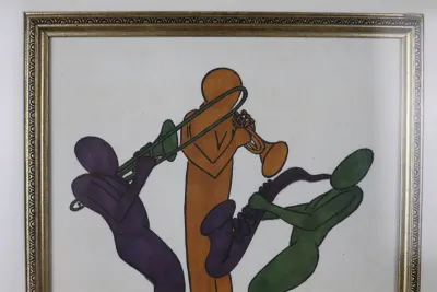 Louis H. Bonneval Jr. – The Jazzmen Limited Edition Print, 130/200