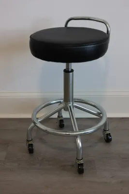 Seville Classics Adjustable Rolling Stool