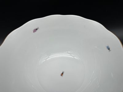 Vintage Herend Hungary Large Hand Painted Porcelain Bowl