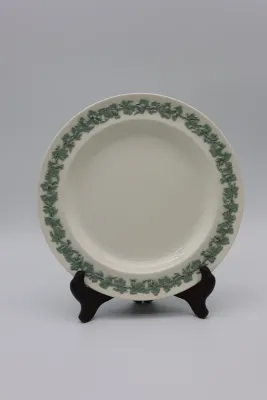 Vintage Wedgwood Embossed Queen’s Ware Salad Plates & Demitasse Cups