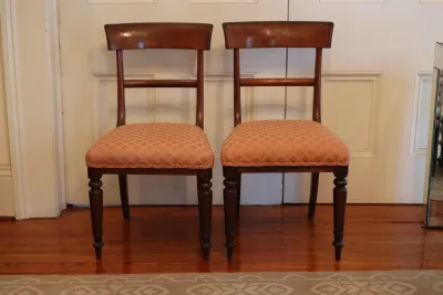 Pair of William IV Mahogany Side Chairs, circa 1825