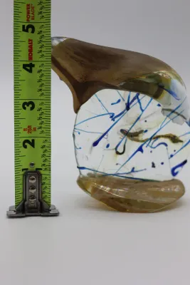 Gene H. Koss “Shape” 1986 Art Glass Sculpture