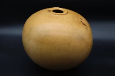 Jim Rozelle Signed American Holly Wood Vessel – 1989 Award Winner