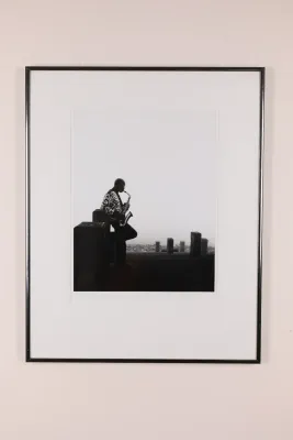 Tom Oelsner – Sax in the Fog Gelatin Silver Photograph