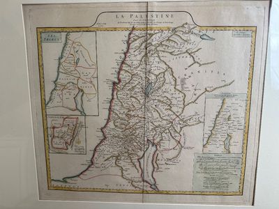 1767 D’Anville “La Palestine” Map