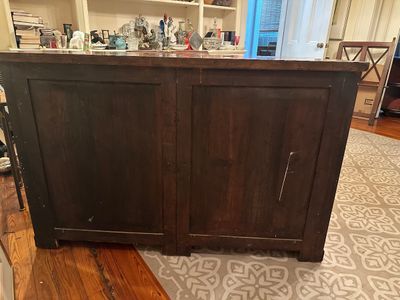 Regency Ebony-Banded Flame Mahogany Sideboard, Circa 1815