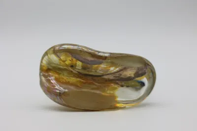 Signed Gene H. Koss “Ridge Climb” Art Glass Sculpture